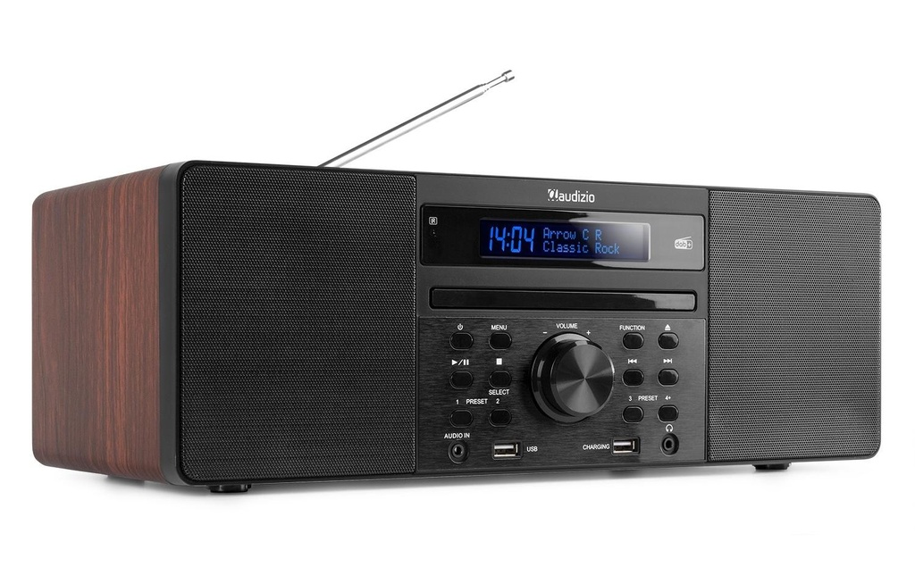 Audizio Lecteur radio/CD Prato Brun foncé