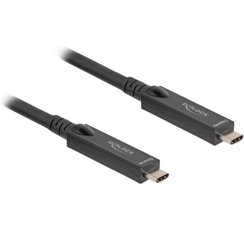 Delock Câble USB AOC 8K USB type C - USB type C, 15 m