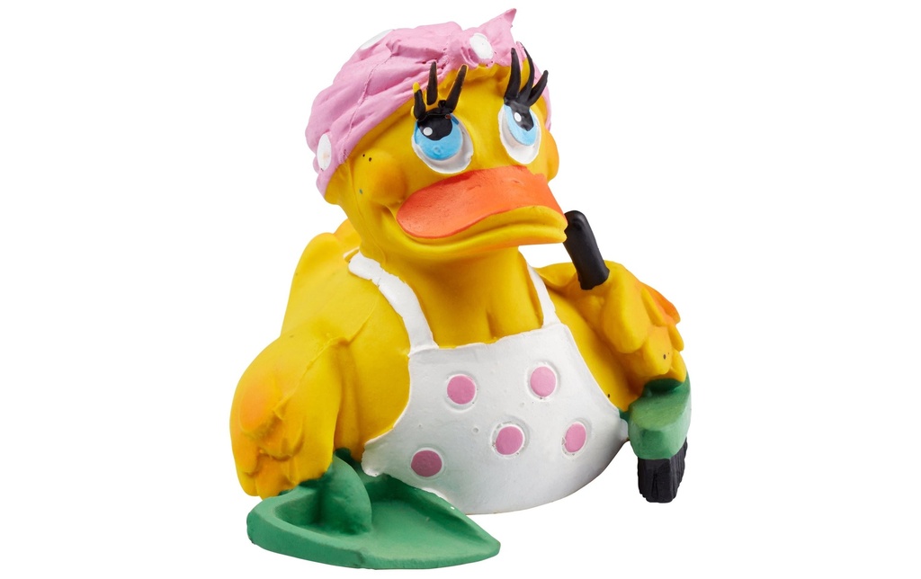 Lanco Canard en caoutchouc Femme de ménage, 9 cm