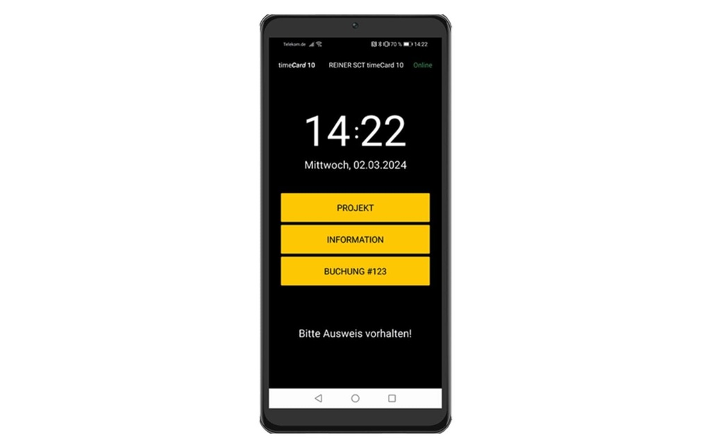 Reiner SCT timeCard Terminal App Licence annuelle ESD pour 5 apps