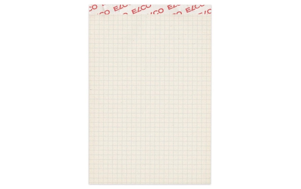 ELCO Bloc-notes A6 Recycling Plaid 4 mm, 5 pièce