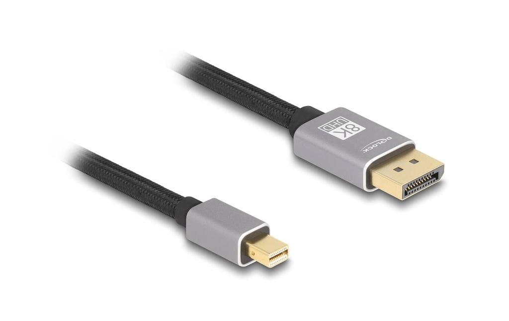 Delock Câble 8K 60 Hz Mini DisplayPort - DisplayPort, 2 m