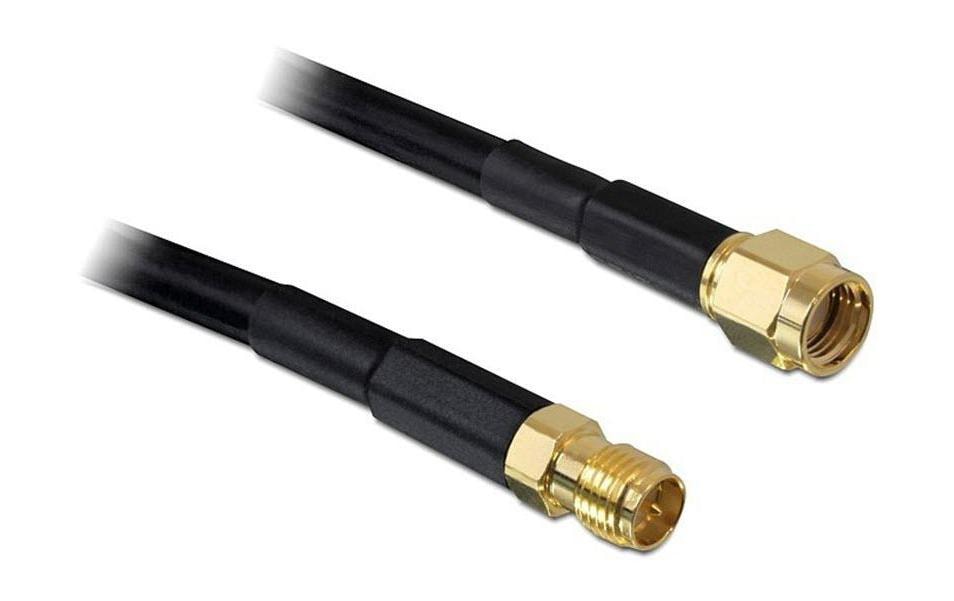 Delock Câbles d’antenne RP-SMA à RP-SMA, 5 m