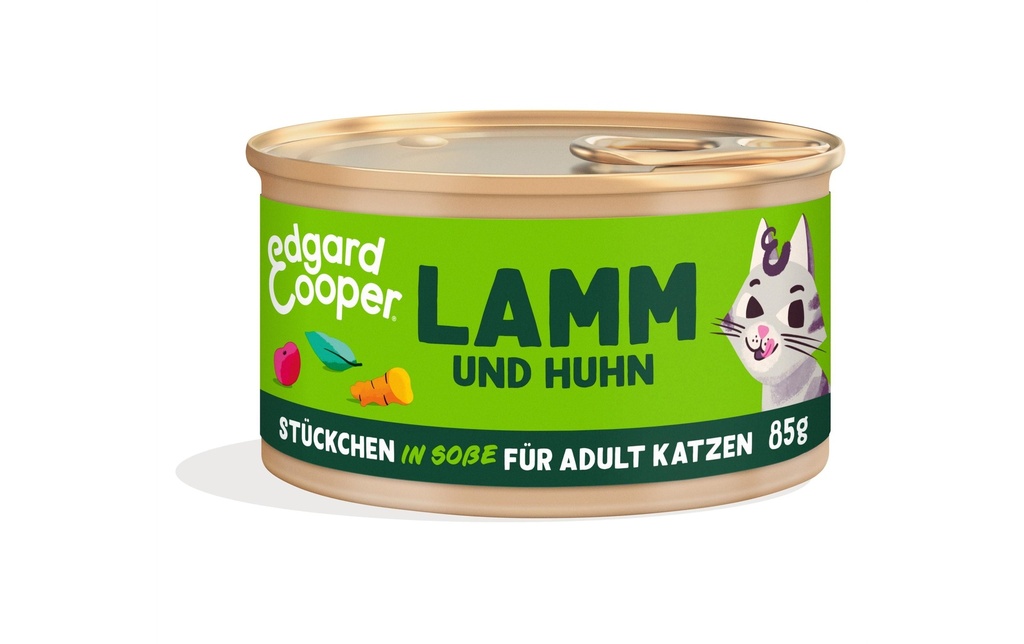 Edgard & Cooper Alimentation humide Adult agneau & poulet, 18 x 85g