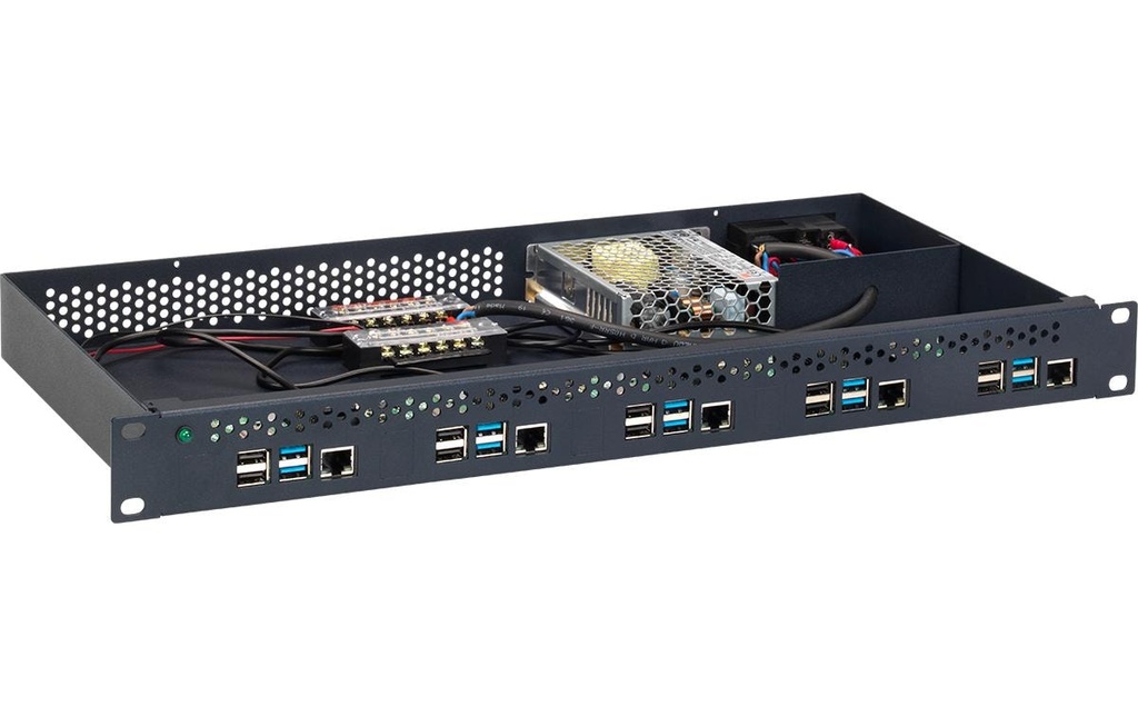 Rackmount IT Kits de montage en rack RM-PI-T1 pour 5x Rasperry PI 4