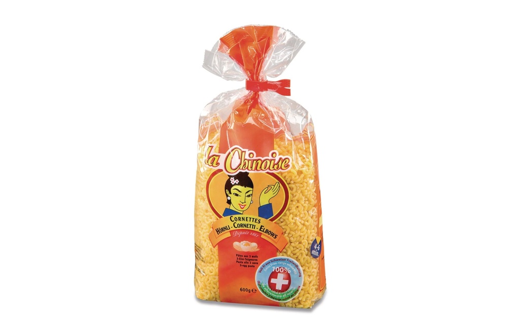 La Chinoise Pâtes alimentaires Hörnli fin 600 g