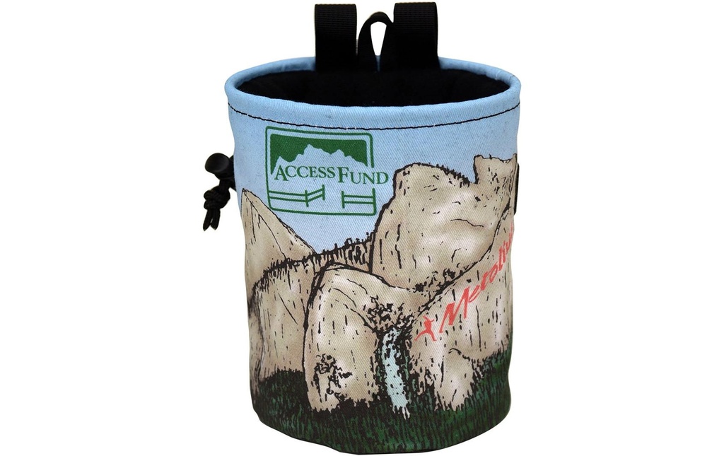 Metolius Chalk Bag Access Fund Comp Gris/Bleu