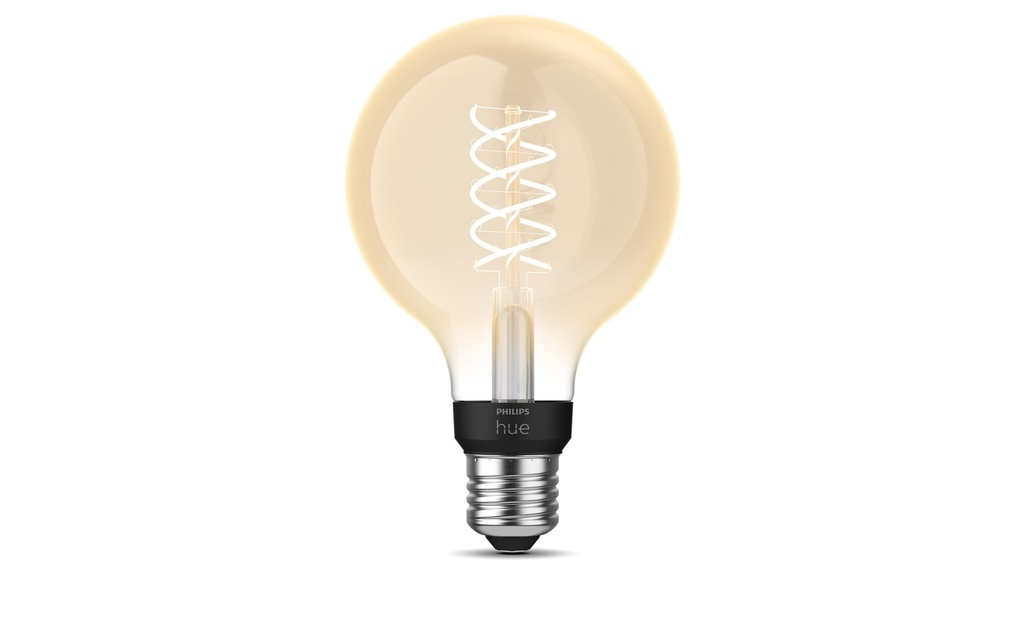 Philips Hue White E27 Pack individuel Globe Filament 550 lm