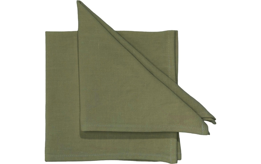 Pichler Serviette en tissu Lars 40 cm x 40 cm, 6 Pièce/s, Vert