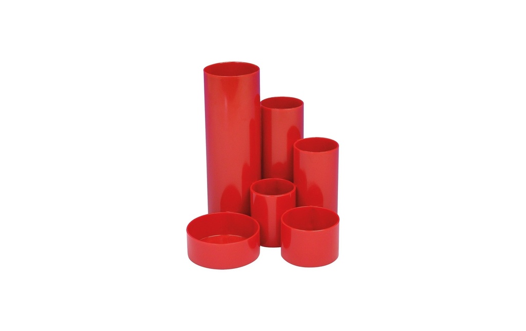 Metzger Pot à crayons Butler Rouge