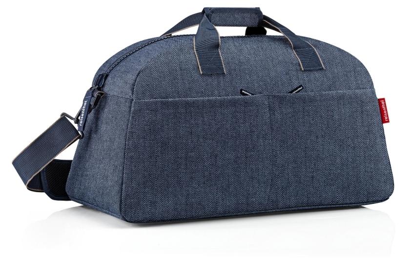 Reisenthel Sac de voyage Overnighter Herringbone Dark Blue