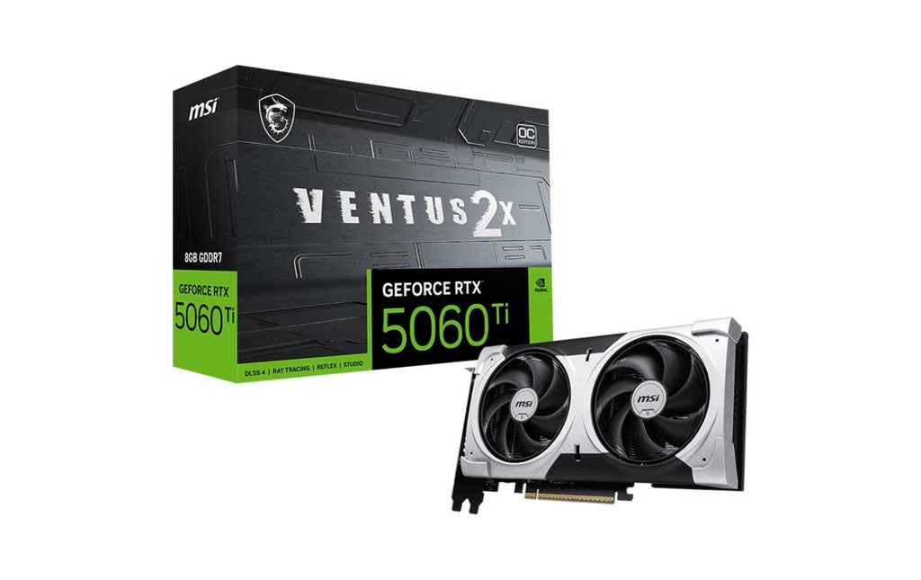 MSI GeForce RTX 5060 TI 8G VENTUS 2X OC PLUS