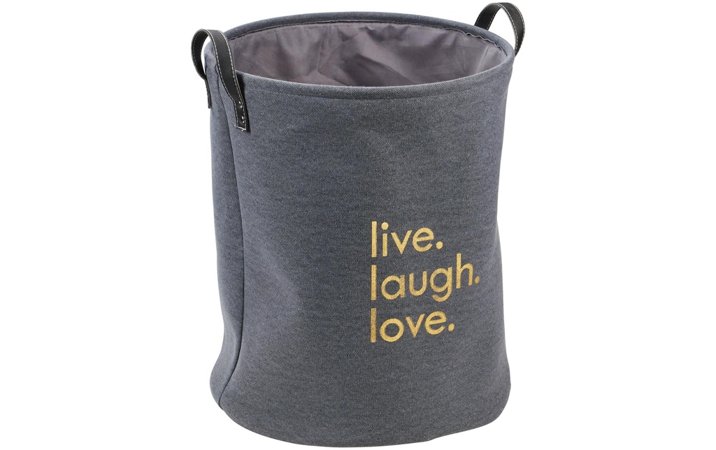 diaqua® Corbeille à linge Words 59 l, Gris