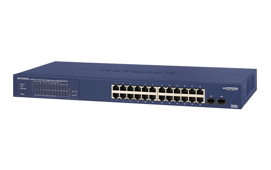 Netgear PoE+ Switch GS724TPv3 26 ports