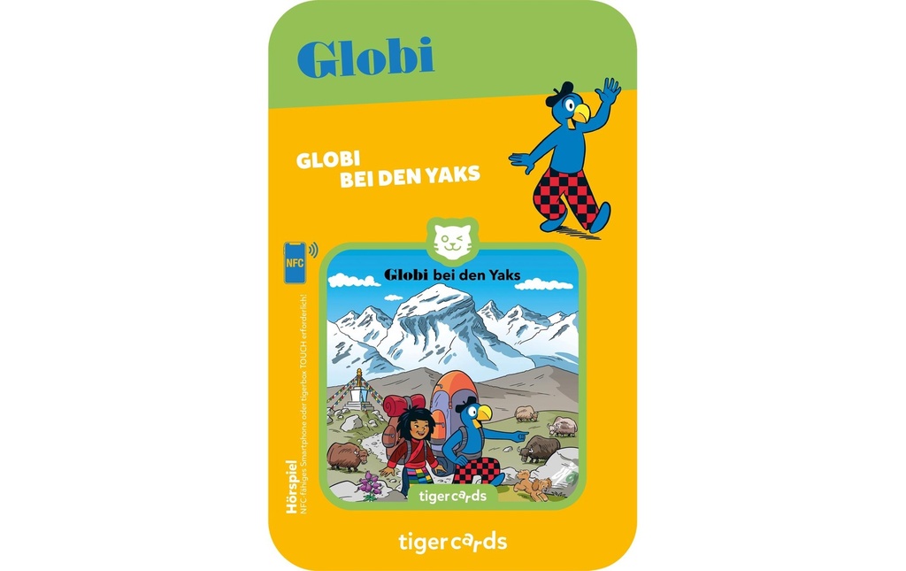 Tigermedia tigercard Globi bei den Yaks