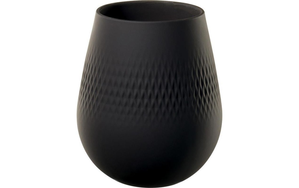 Villeroy & Boch Vase Collier noir Carré No.2 Noir