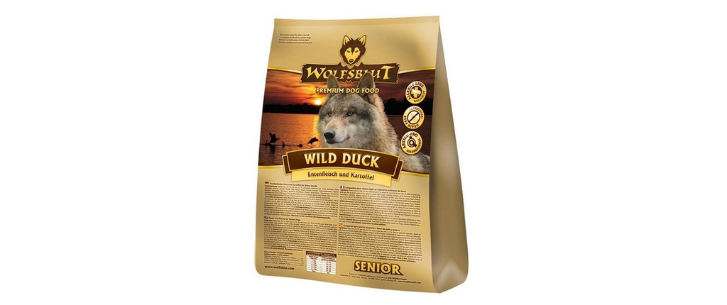 Wolfsblut Alimentation sèche Dog Wild Duck Senior, 2 kg