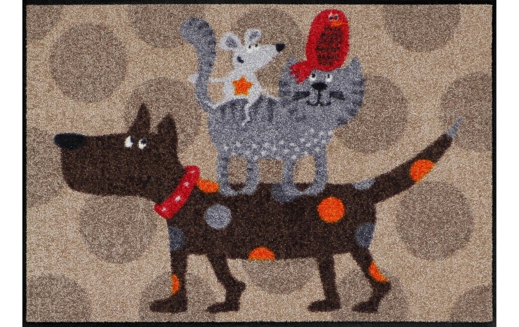 Salonlöwe Tapis de sol Tour des animaux 50 cm x 75 cm
