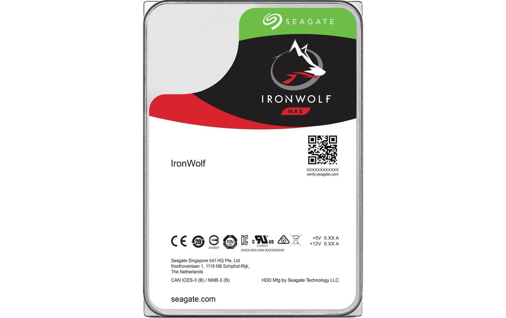 Seagate Disque dur IronWolf 3.5 SATA 12 TB