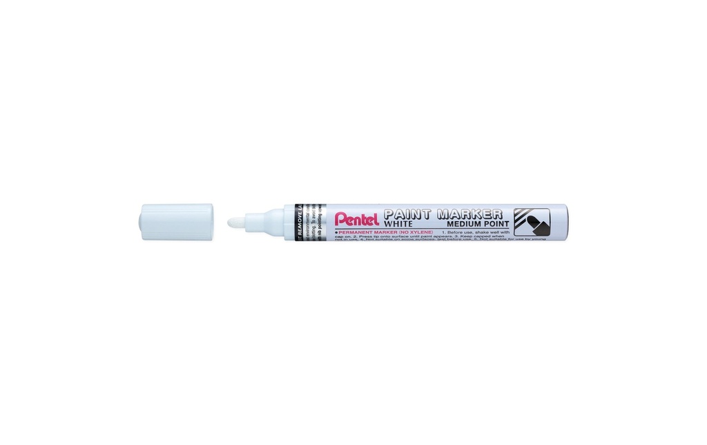 pentel Marqueur indélébile 2.5, Blanc