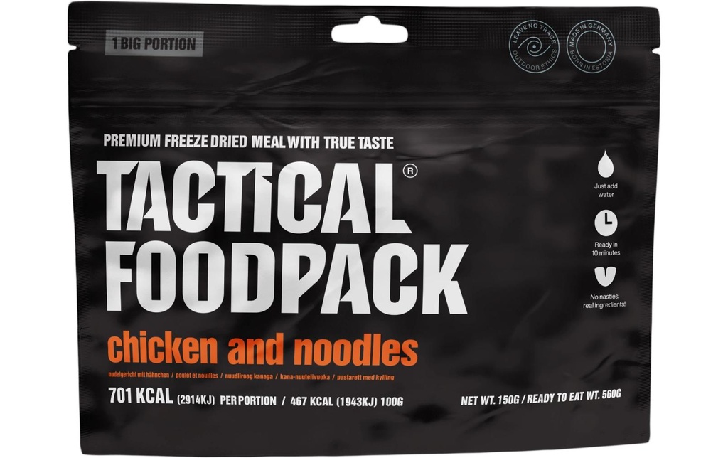 Tactical Foodpack Plat principal Poulet aux nouilles