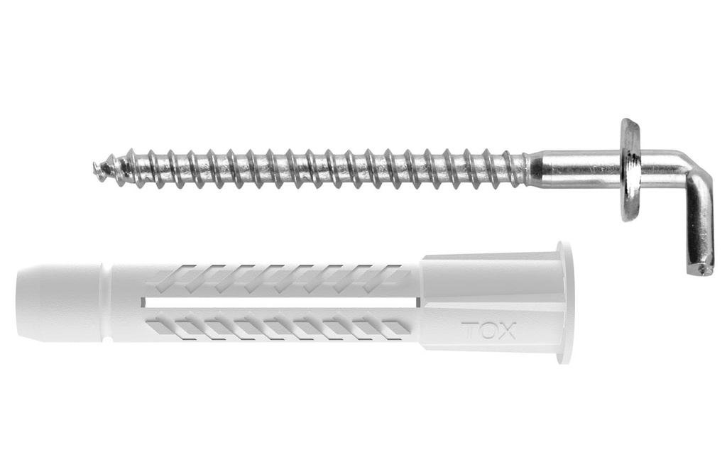 Tox-Dübel Chevilles à crochet Pirat Lenny-L 6 x 41 mm 4 Pièce/s