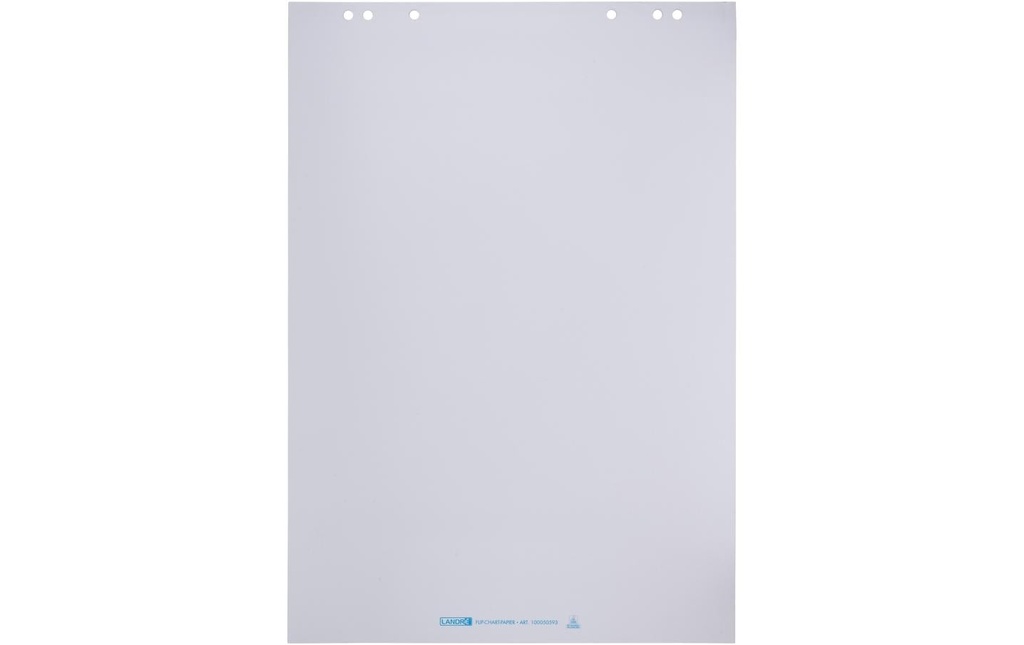Landré Tableau à feuilles Bloc 65 x 98 cm, vierge, blanc, 5 pièces