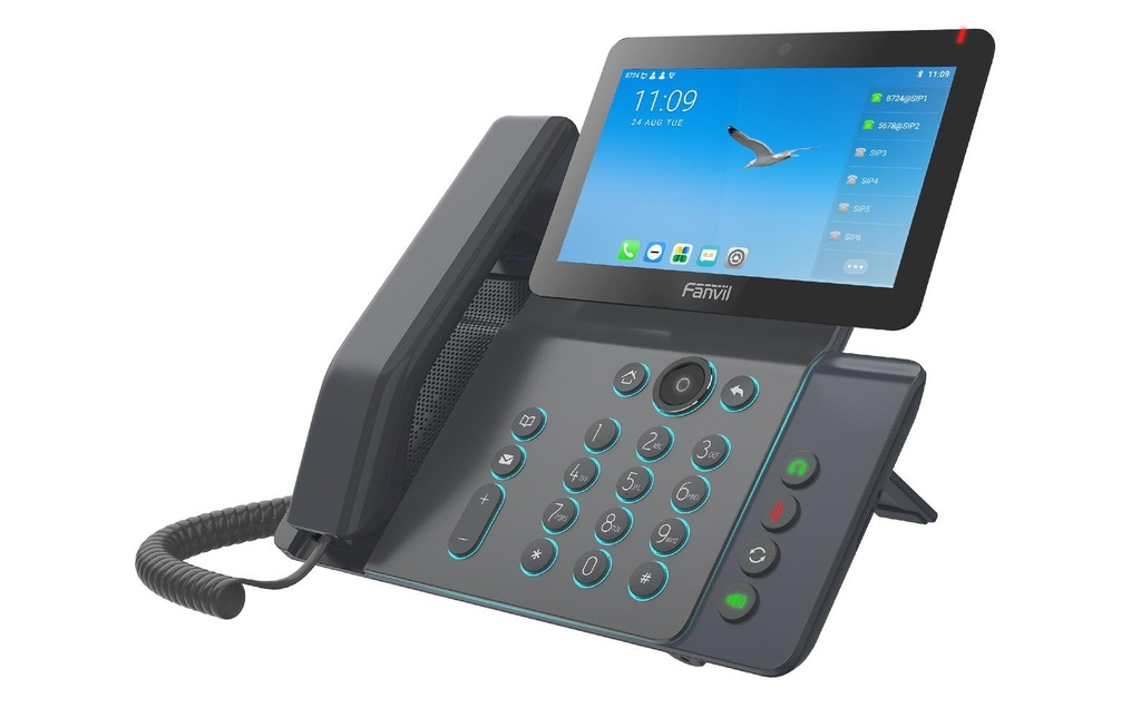 Fanvil Téléphone de bureau V67 Noir