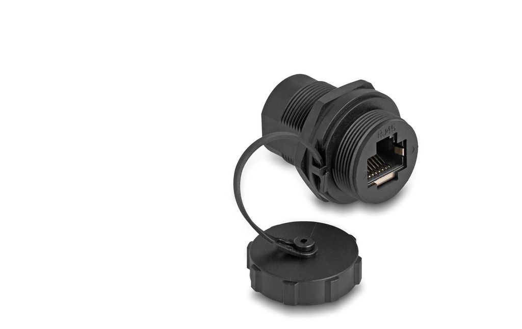 Delock Accouplement RJ45 Cat.6A avec chapeau de scellement 1 Pièce/s