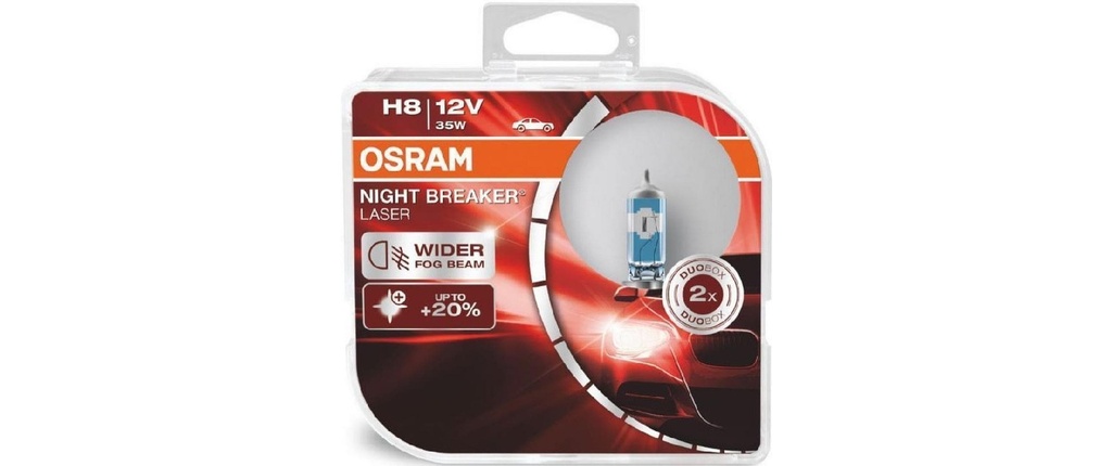 OSRAM Night Breaker Laser Duobox H8 12V 35W PGJ19-1 Voiture de tourisme