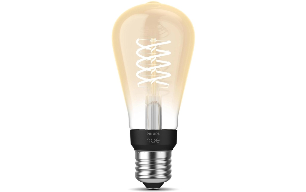 Philips Hue Ampoules White E27 Pack individuel filament Edison 550 lm
