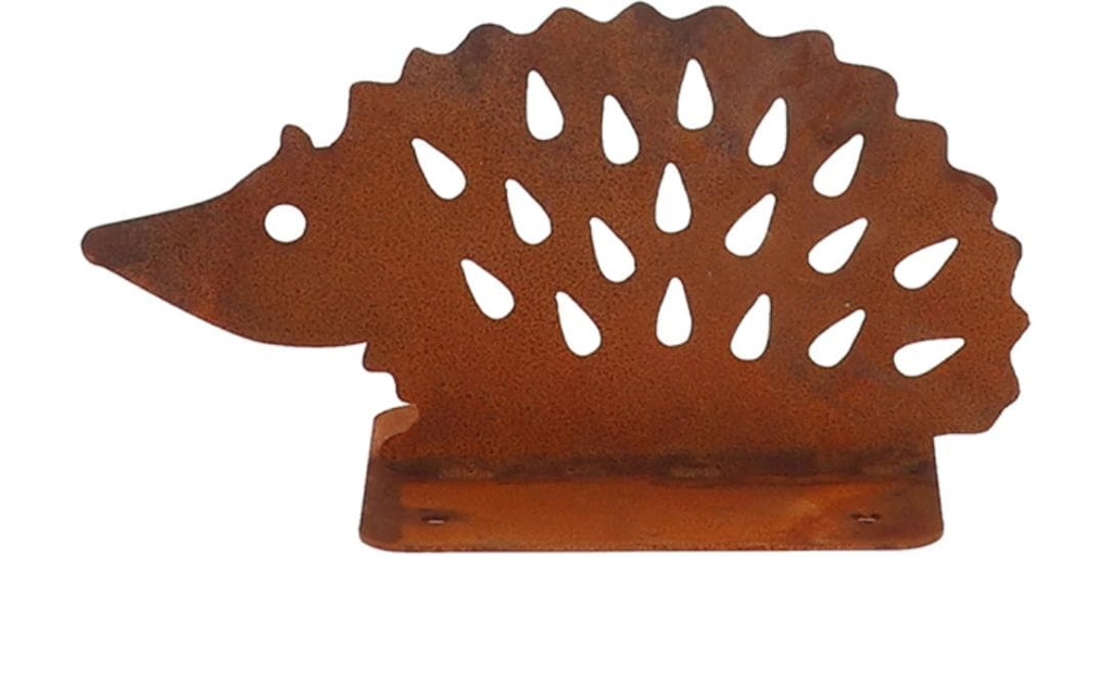 Esschert Design Figure décorative Hérisson Rouille