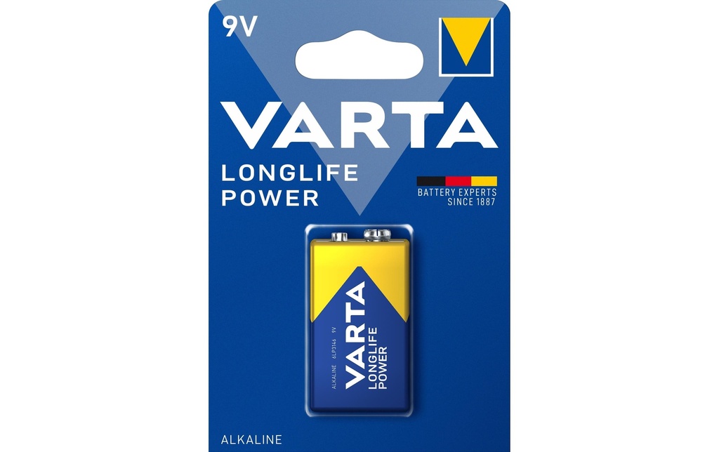 Varta Pile Longlife Power 9V E-Block , 1 Pièce/s