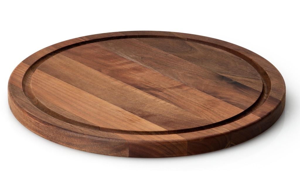 Continenta Planche à découper Noix, ronde 28 cm  x 28 cm