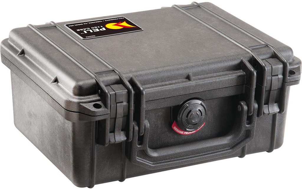 Peli Mallette de protection 1150 avec garniture en mousse, Noir
