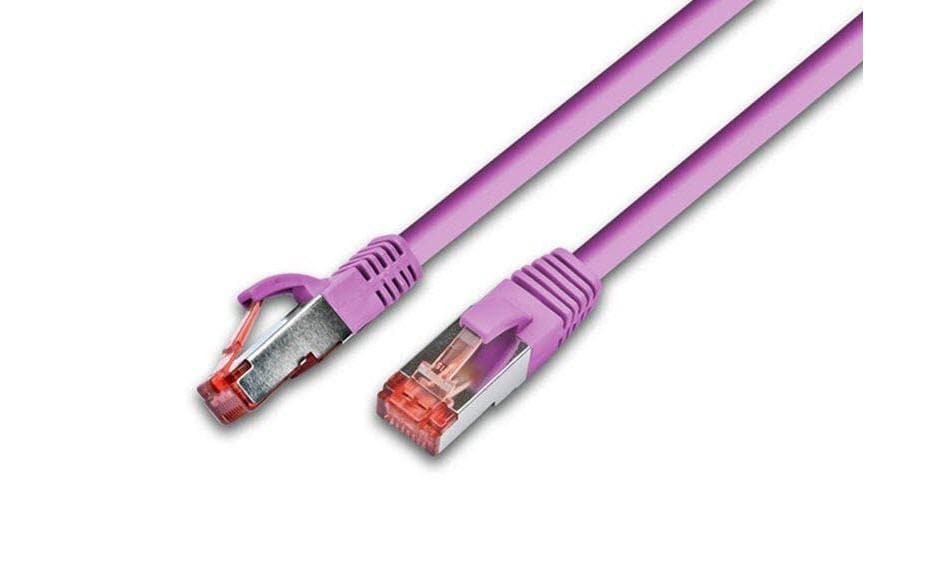 Wirewin Câble patch RJ-45 - RJ-45, Cat 6, S/FTP, 0.25 m, Rose