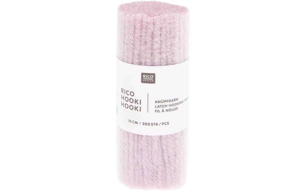 Rico Design Fil à nouer Hooki Lilas
