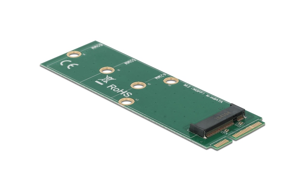 Delock Adaptateur mSATA – M.2 Key-B SATA SSD
