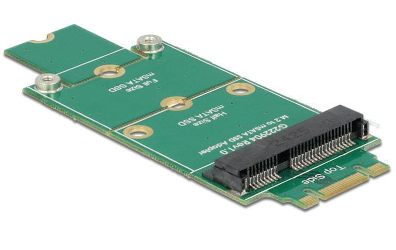 Delock Platine adaptatrice M.2 pour mSATA