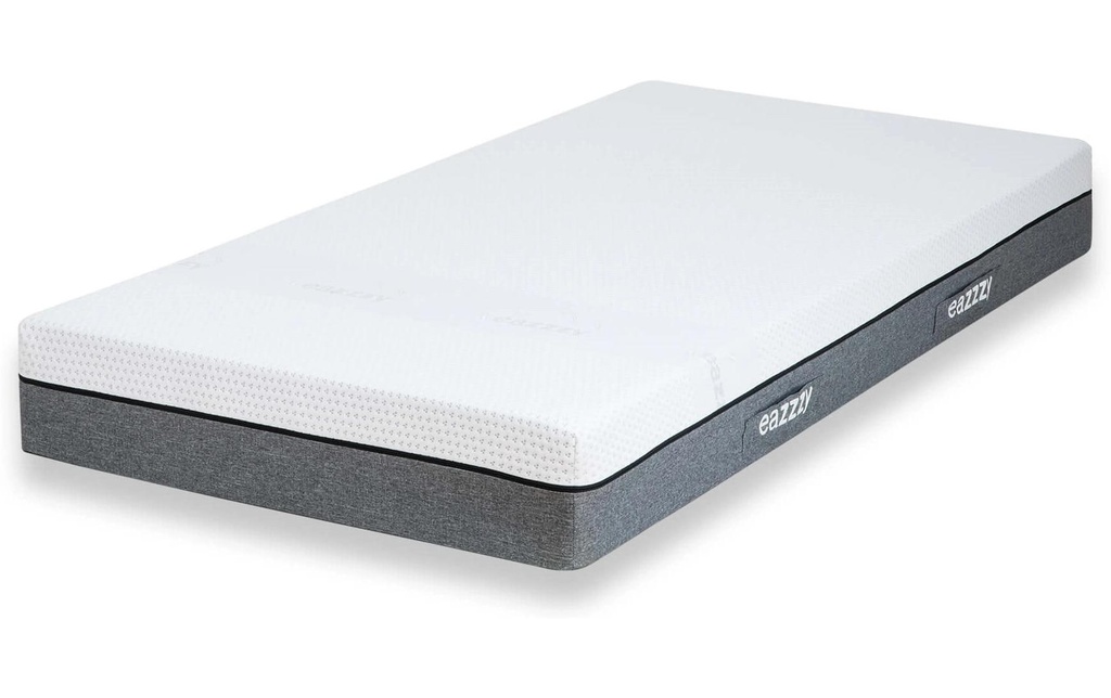 eazzzy Matelas 100 x 200 cm, blanc/gris