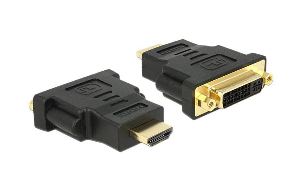 Delock Adaptateur HDMI - DVI-I, 4K/30Hz