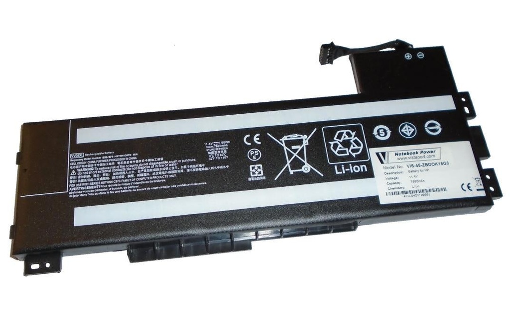 Vistaport Batterie pour HP Zbook 15 G3