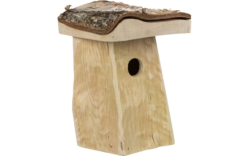 Windhager Nichoir Log Cabin 21 x 18 x 26 cm, naturel, FSC