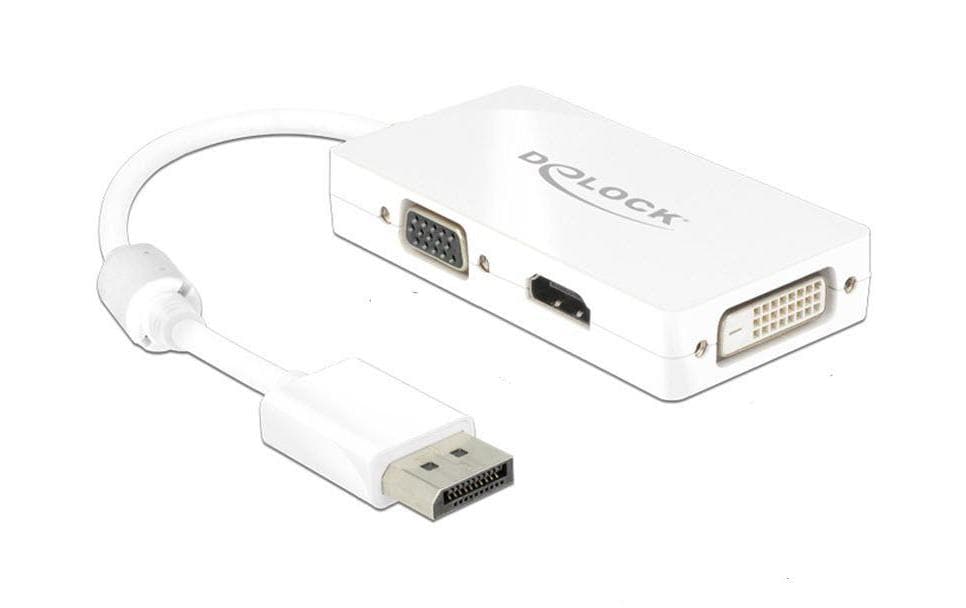 Delock Multiadaptateur DisplayPort - DVI-D/HDMI/VGA