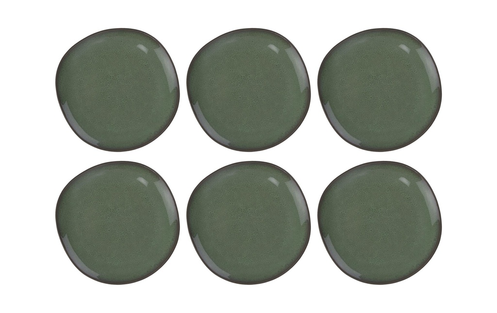 Villeroy & Boch Assiette non décorative Lave 6 Pièce/s, Vert