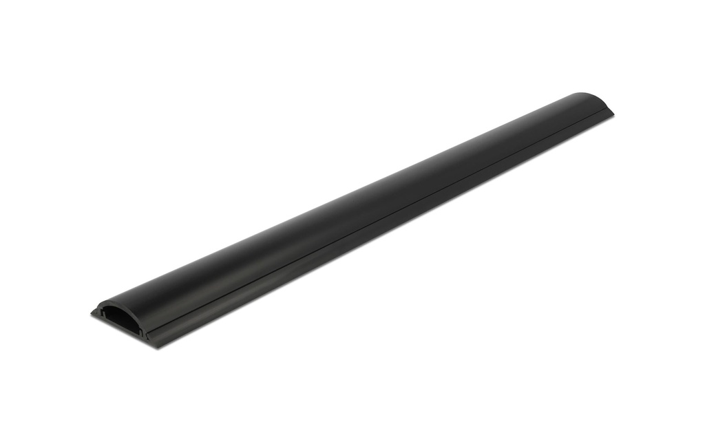 Delock Goulotte autocollant 1 m x 50 mm Noir