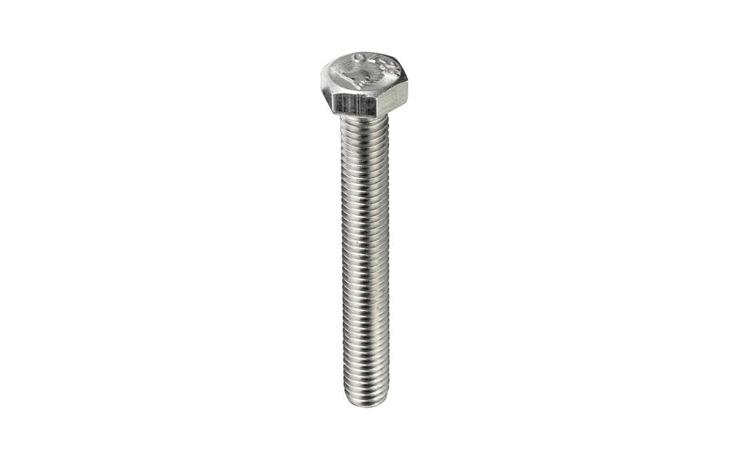 FTM Vis à tête hexagonale M 10 x 50 mm avec écrous Acier inoxydable, 2 pièces