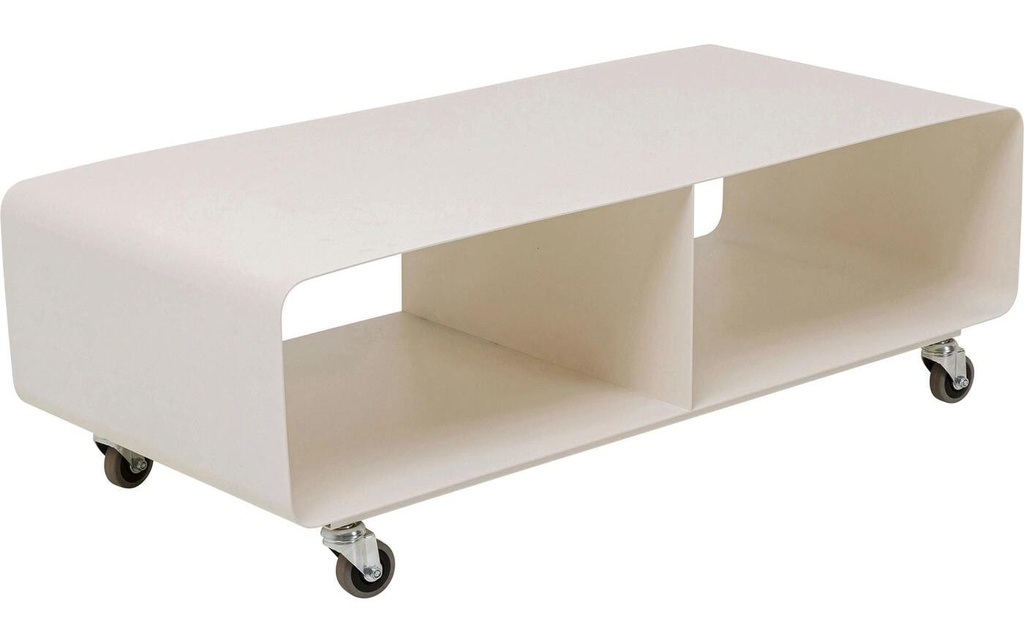 Kare Meuble TV Lowboard Lounge M 90 x 30 cm, crème