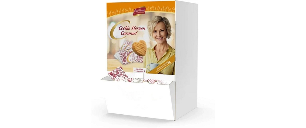 Coppenrath Petits gâteaux Coeurs de cookie caramel 1000 g