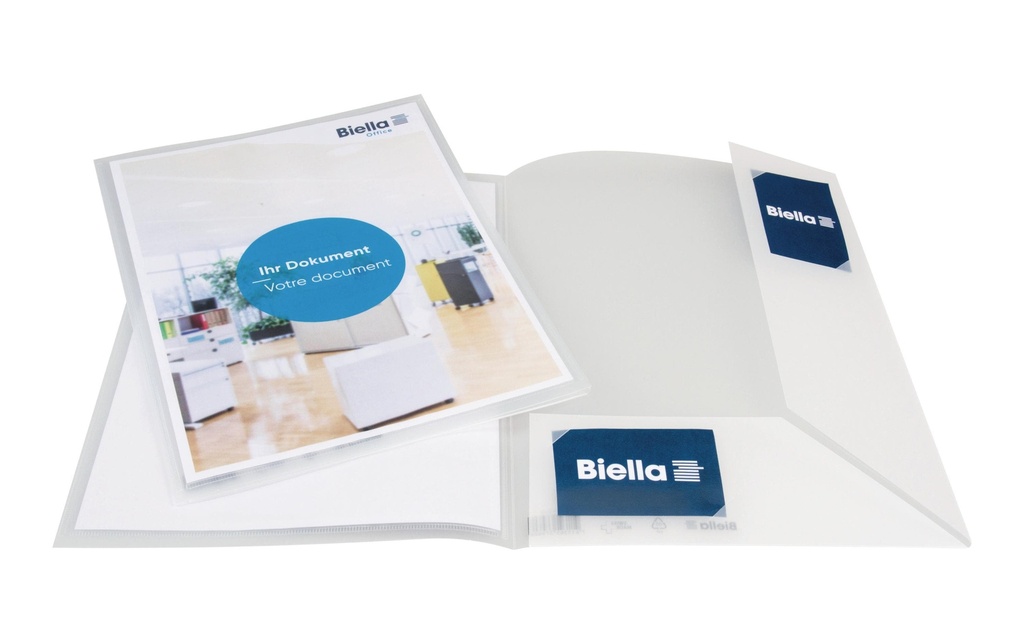 Biella Dossier de présentation Pearl 20 x Transparent